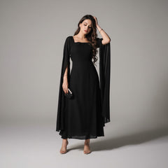 Long sleeves maxi