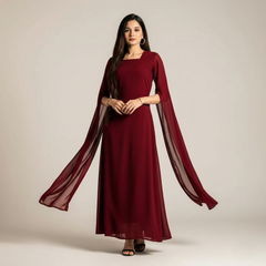 Long sleeves maxi