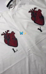 HUMAN HEART PRINTED T SHIRT